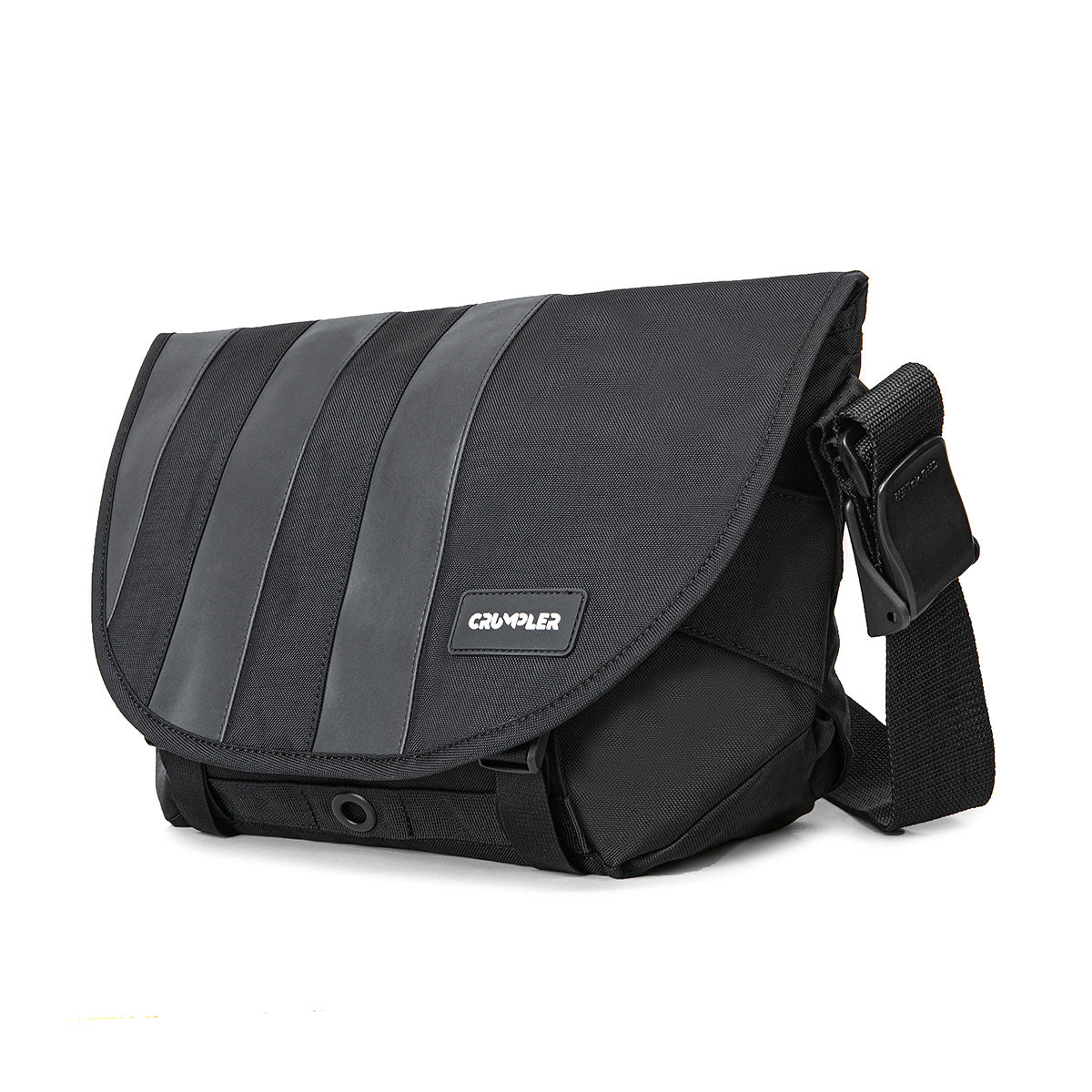 Black messenger backpack best sale